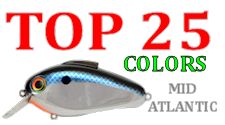 Melvin Smitson :: Top 25 List Of Bill Lewis ECHO 1.75 Lures For Fishing  Waters In Mid Atlantic Region.